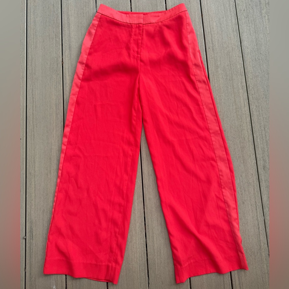 Boden Vibrant Red Wide Leg Pants — Size 4 Reg